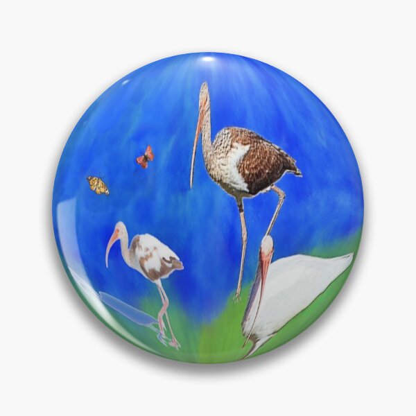 Item preview, Encircled Ibis Scene designed and sold by kristalcurt.