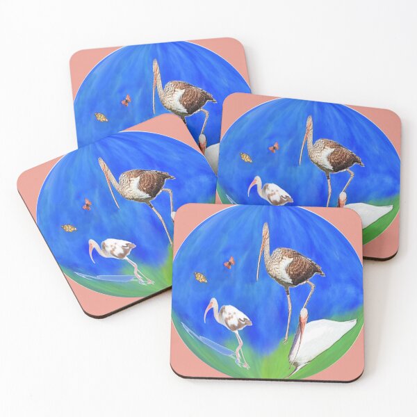 Item preview, Encircled Ibis Scene designed and sold by kristalcurt.