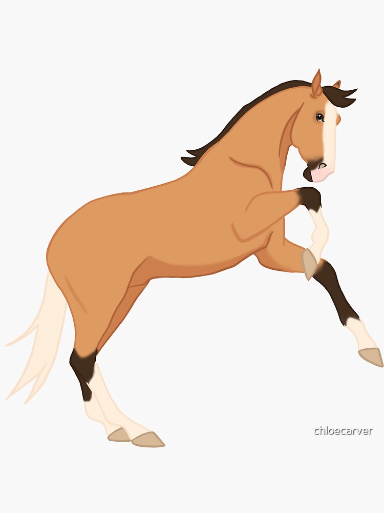 Ardennes War Horse Sticker for Sale by chloecarver