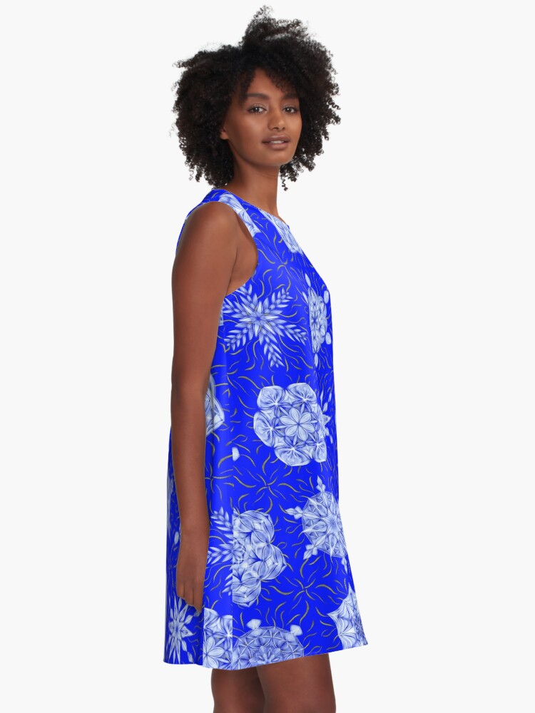 Alternate view of Frosted Sky A-Line Dress