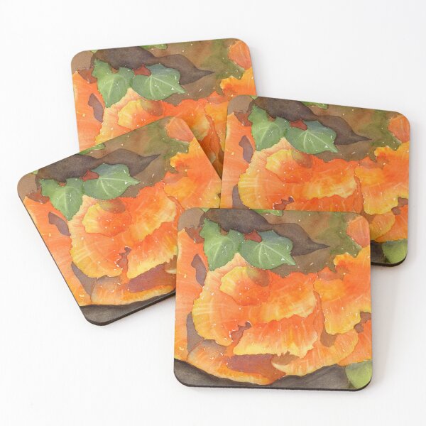Item preview, Orange Delight!  Fungi designed and sold by Diane Hall Watercolors.