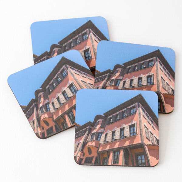 Item preview, Old Town Plovdiv - A Hundred Windows Facade in Rich Orange designed and sold by Georgia Mizuleva.