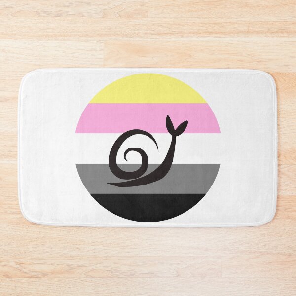 Item preview, Queerplatonic Minimalist Pride Snail Logo designed and sold by PrideSnails.