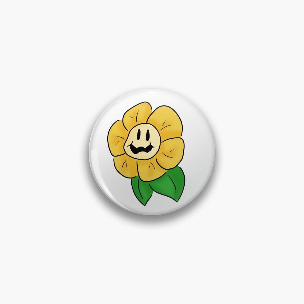 Undertale Flowey 1.1 Pin for Sale by CherryCloudsArt