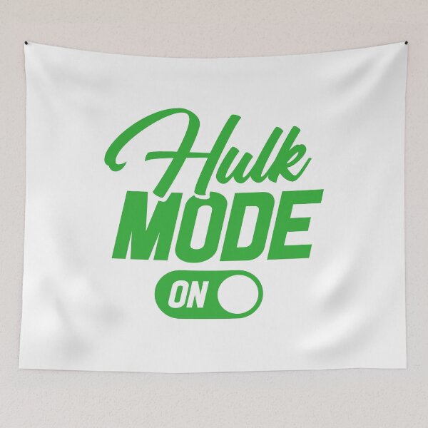 Item preview, HULK MODE ON designed and sold by designdistiller.