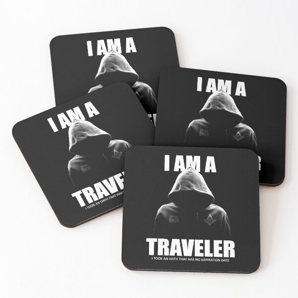 Item preview, Freemason I am a Traveler Square & Compass Masonic designed and sold by MasterMasonMade.