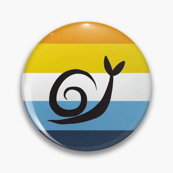 Item preview, Aroace Aromantic Asexual Minimalist Pride Snail Logo designed and sold by PrideSnails.