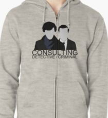 Consulting Detective/Criminal Zipped Hoodie