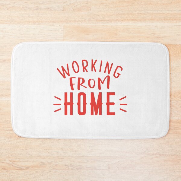 Item preview, Working from HOME in red designed and sold by jazzydevil.