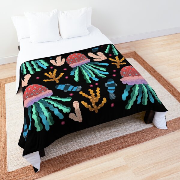 jellyfish and sea creatures Comforter