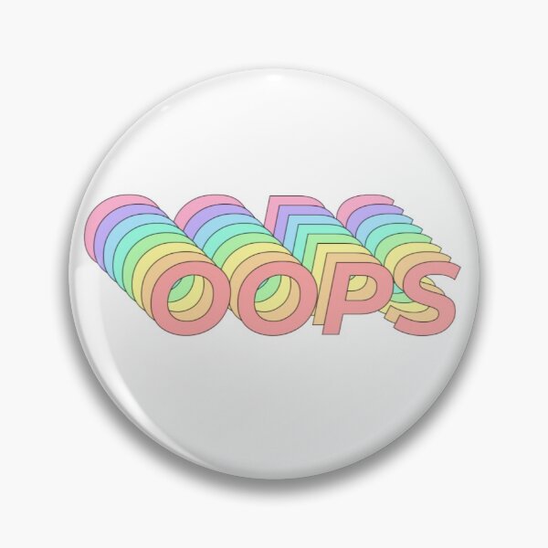Item preview, OOPS Rainbow Retro designed and sold by lovebubbles5.