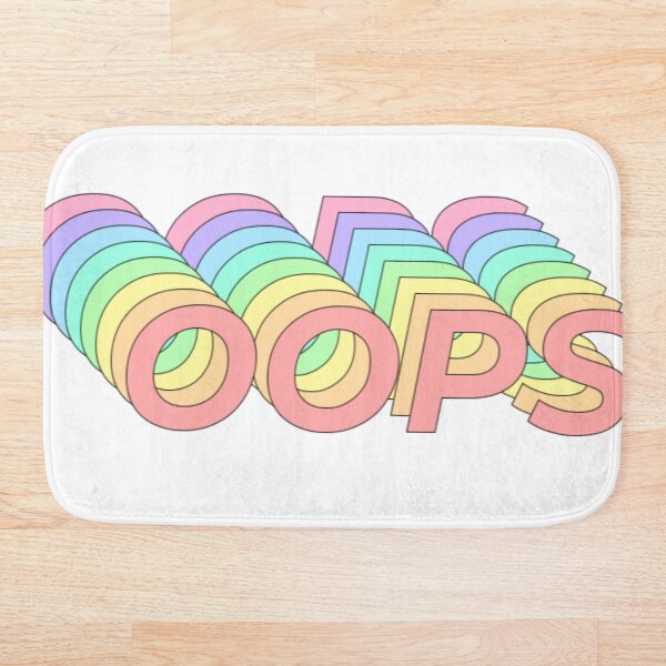 Item preview, OOPS Rainbow Retro designed and sold by lovebubbles5.