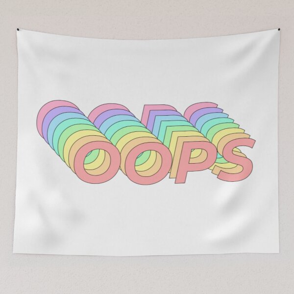 Item preview, OOPS Rainbow Retro designed and sold by lovebubbles5.