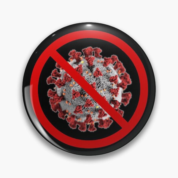 Item preview, No COVID-19 - Anti-Coronavirus Sign designed and sold by BeerBro-Designs.