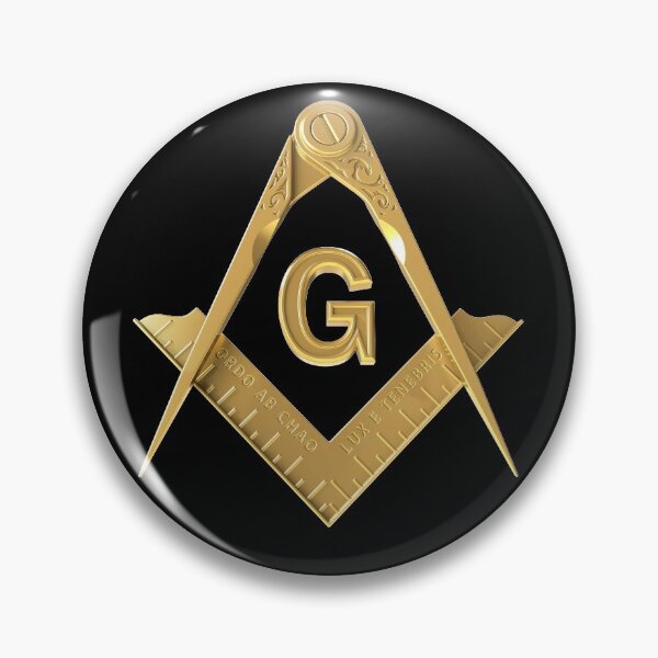 Item preview, Freemason Square & Compass Gold Masonic designed and sold by MasterMasonMade.