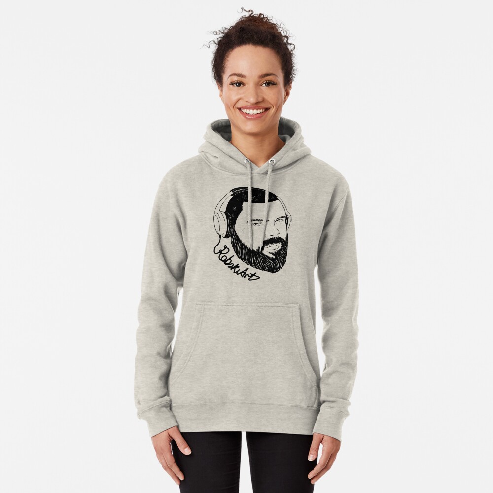 Insatiable black lines Pullover Hoodie