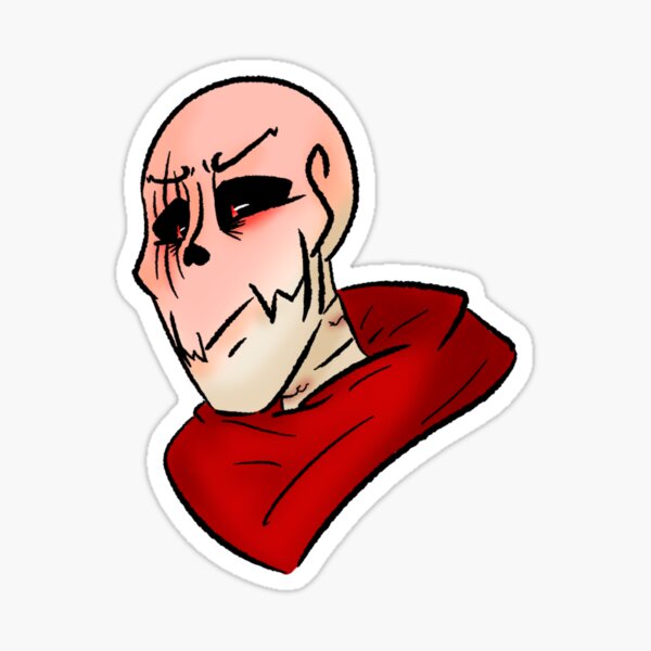 Underfell Papyrus Vinyl Sticker – Shannanigans Cafe