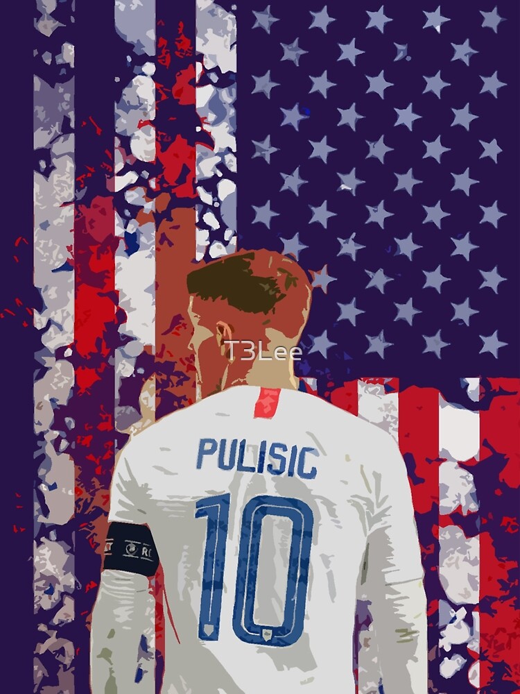 "Christian Pulisic USA Poster" Poster by T3Lee | Redbubble