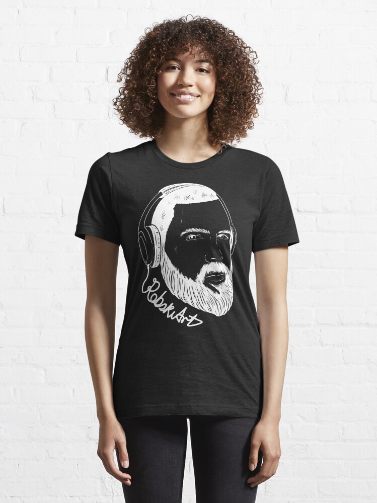 Alternate view of Insatiable white lines Essential T-Shirt