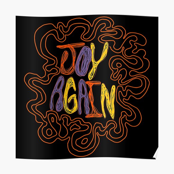 "Joy again (the band)" Poster for Sale by playingcardz Redbubble