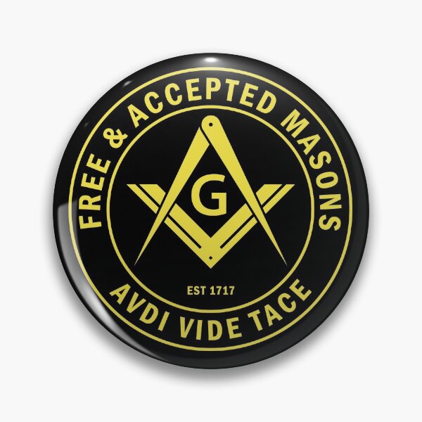Item preview, Freemason Square & Compass Free & Accepted Masons Avdi Vide Tace Masonic  designed and sold by MasterMasonMade.