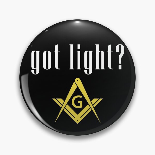 Item preview, Freemason Square & Compass Emblem Got Light? Masonic designed and sold by MasterMasonMade.