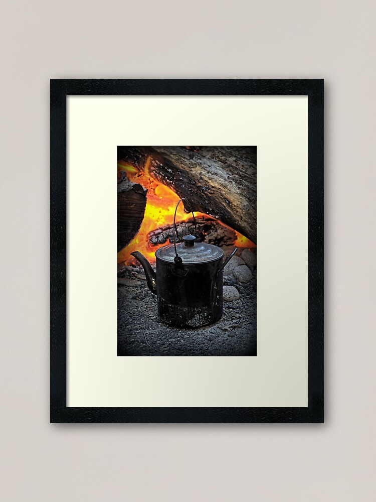 Alternate view of Campfire Framed Art Print