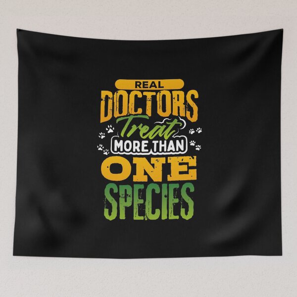 Item preview, Real Doctors Treat More than One Species designed and sold by juniperdesign.