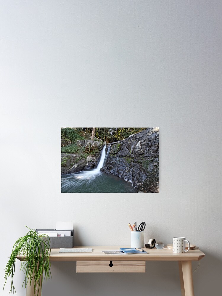 Thumbnail 2 of 3, Poster, Whian Whian Falls designed and sold by theoddshot.