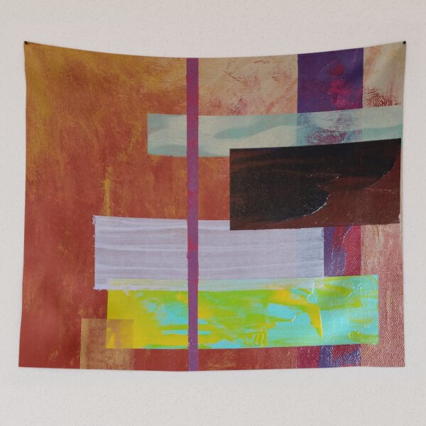 Item preview, Abstract Square Painting  designed and sold by Ísabella Ævarsdóttir.