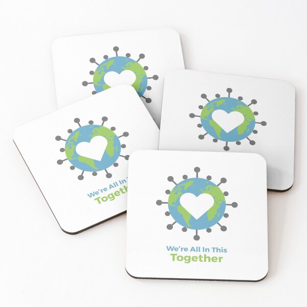 Item preview, "We're All In This Together" - COVID-19 CORONAVIRUS SUPPORT designed and sold by crossmark.