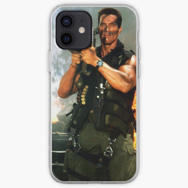 Arnold military Schwarzenegger army actor design iPhone Soft Case