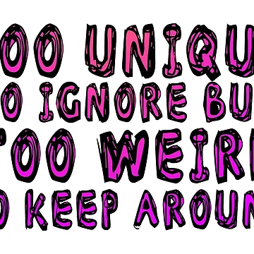 Artwork thumbnail, Humorous Eccentric Pink Lettering Print by Urban-Lettering