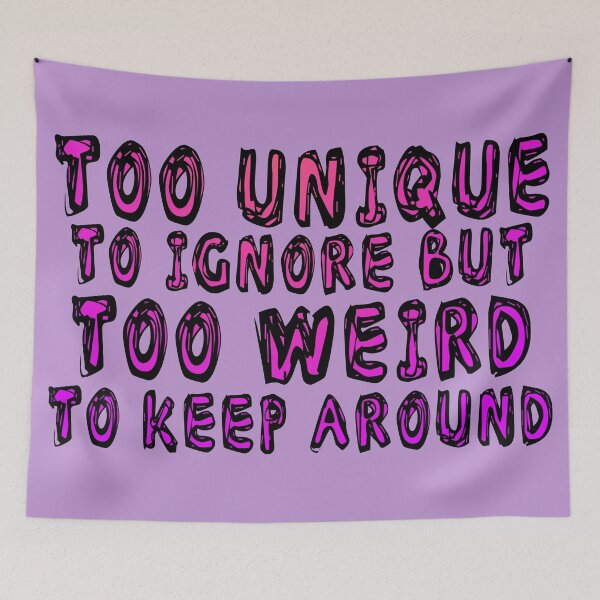 Item preview, Humorous Eccentric Pink Lettering Print designed and sold by Urban-Lettering.