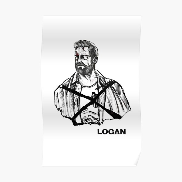 Logan 2017 Poster By Jer40me Redbubble - logan 2017 movie poster roblox