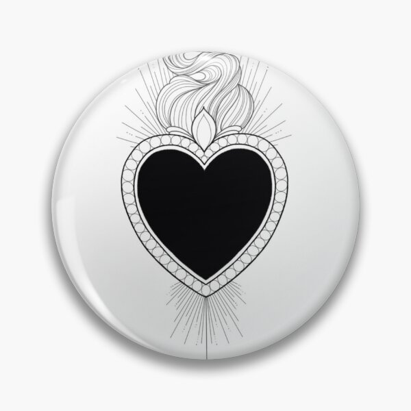 Item preview, Flamin’ heart designed and sold by Tattoosbyjade.