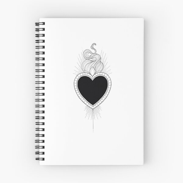 Item preview, Flamin’ heart designed and sold by Tattoosbyjade.