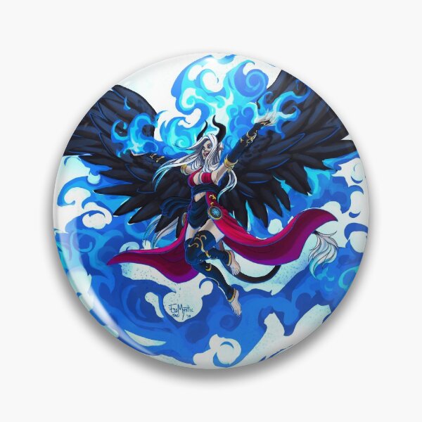 Item preview, Otherworldly Wings - Blue Fire designed and sold by EsstheMystic.