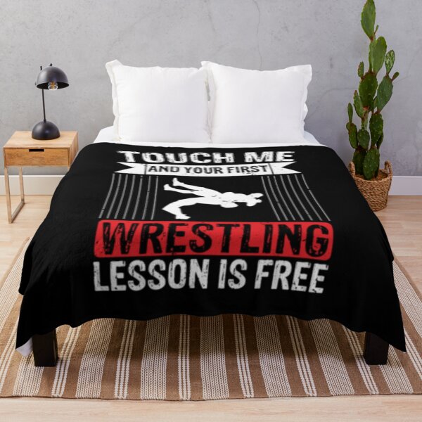 Item preview, Touch Me And Your Frist Wrestling Lesson Is Free designed and sold by TooFlyDesign.