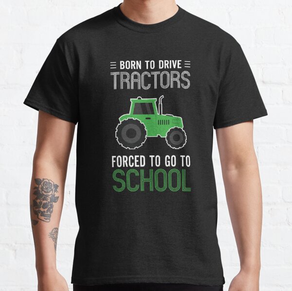 Funny Tractor Driver I Still Play With Dirt Farmer Farming T-Shirt