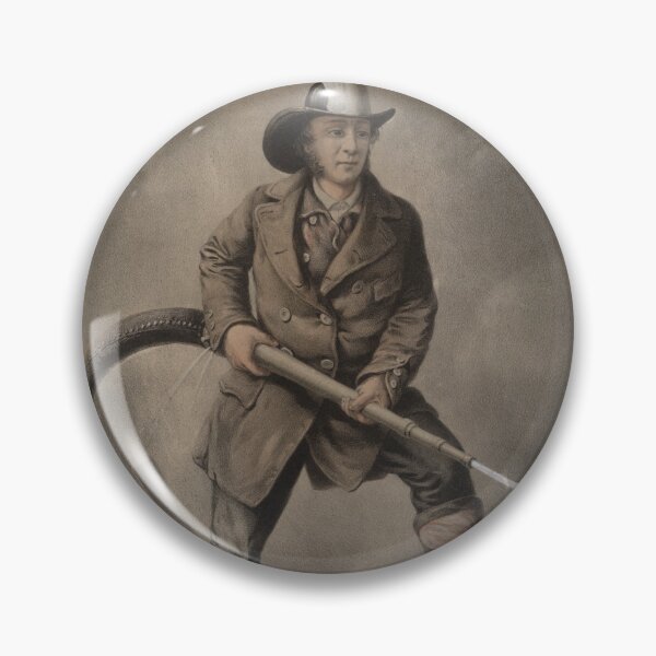 Item preview, American Fireman Facing The Enemy Vintage designed and sold by GumptionLLC.