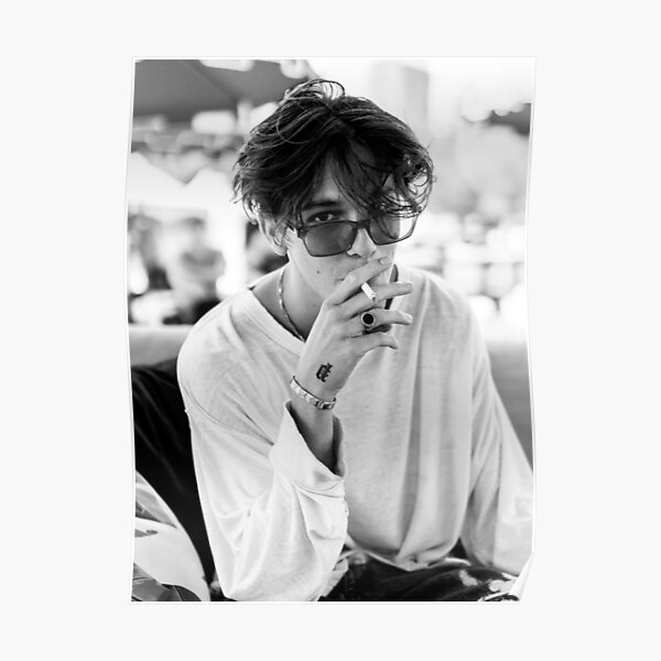 ROLE MODEL black and white photo Poster