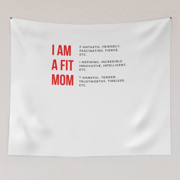 Item preview, I am a FIT mom designed and sold by PaperDreamPod.
