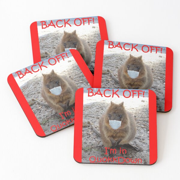 Item preview, Back Off Quokka in Lockdown Rottnest Island  designed and sold by Lunaqwa.