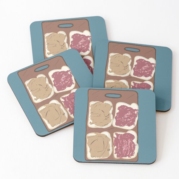 Item preview, Peanut Butter and Jelly on Cutting Board designed and sold by ktchnillstrtd.
