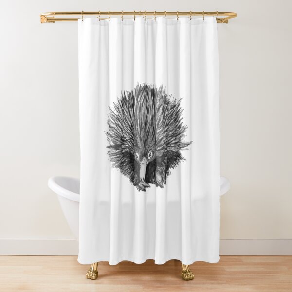 Spike the Echidna Shower Curtain