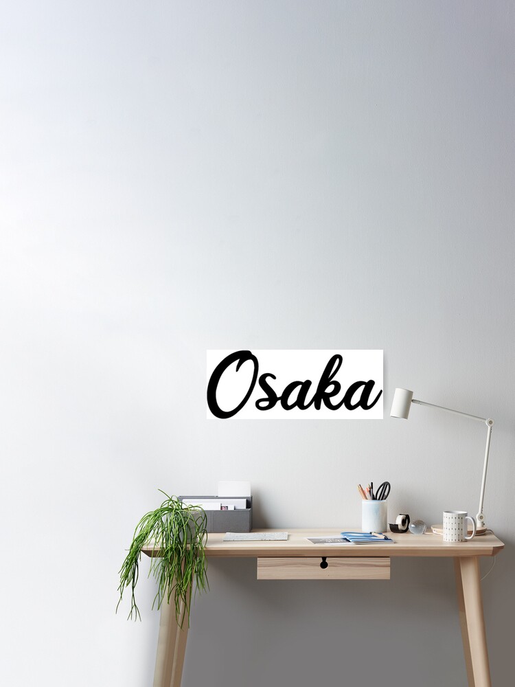 Osaka Japan Planner Stickers Words Places Poster For Sale By Mysticmagpie Redbubble