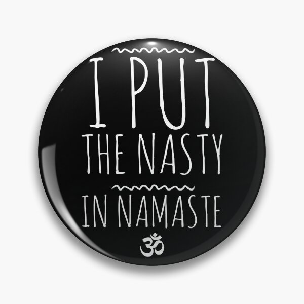 Artikelvorschau, Ich setzte das böse in Namaste Yoga ein entworfen und verkauft von flippinsg.