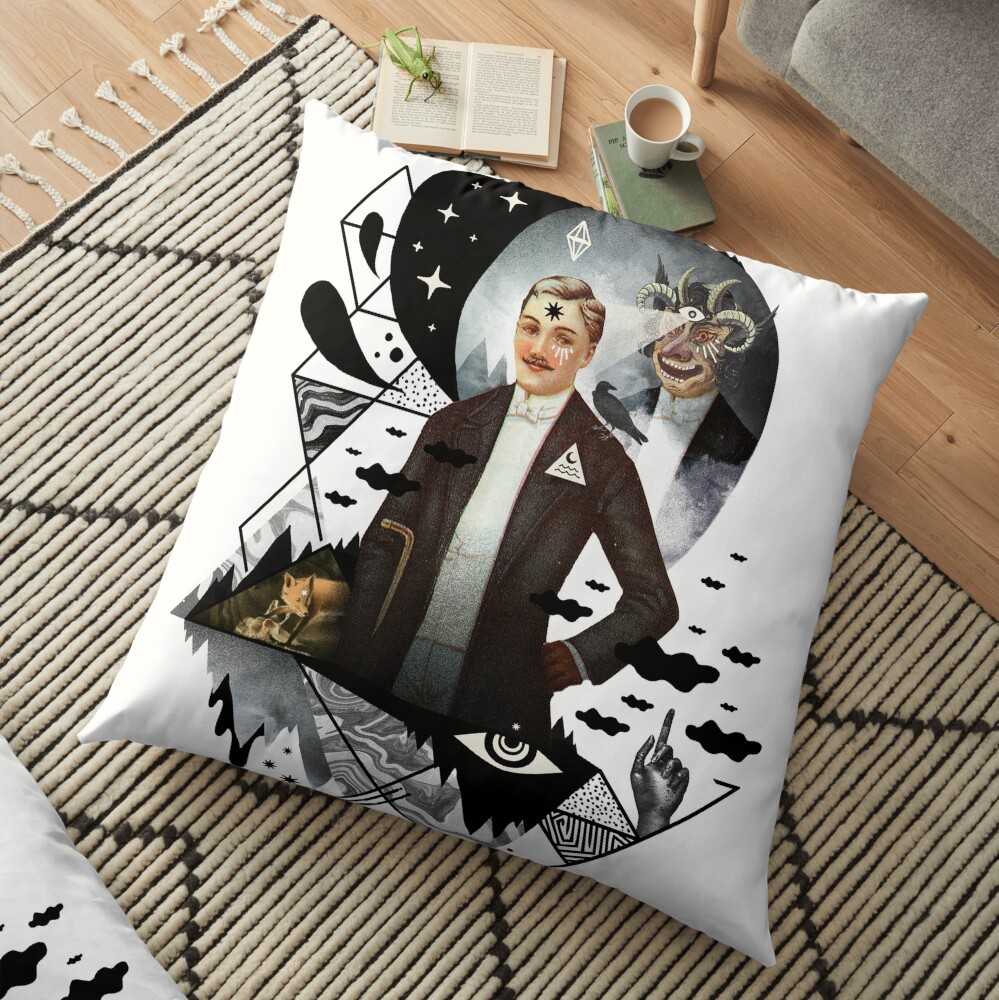 Piece of Mind Floor Pillow