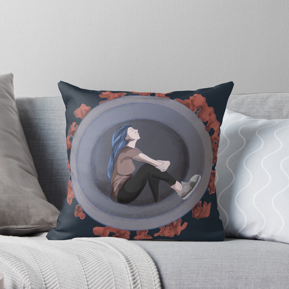 Item preview, Throw Pillow designed and sold by ATurbulentFlow.